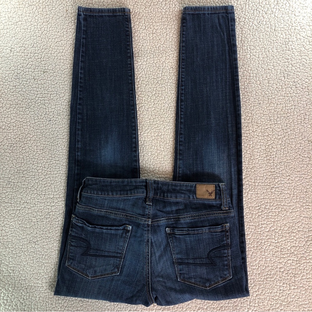 American Eagle Outfitters Women’s Hi-Rise Skinny Stretch Size 2 Regular Jeans - Picture 10 of 15